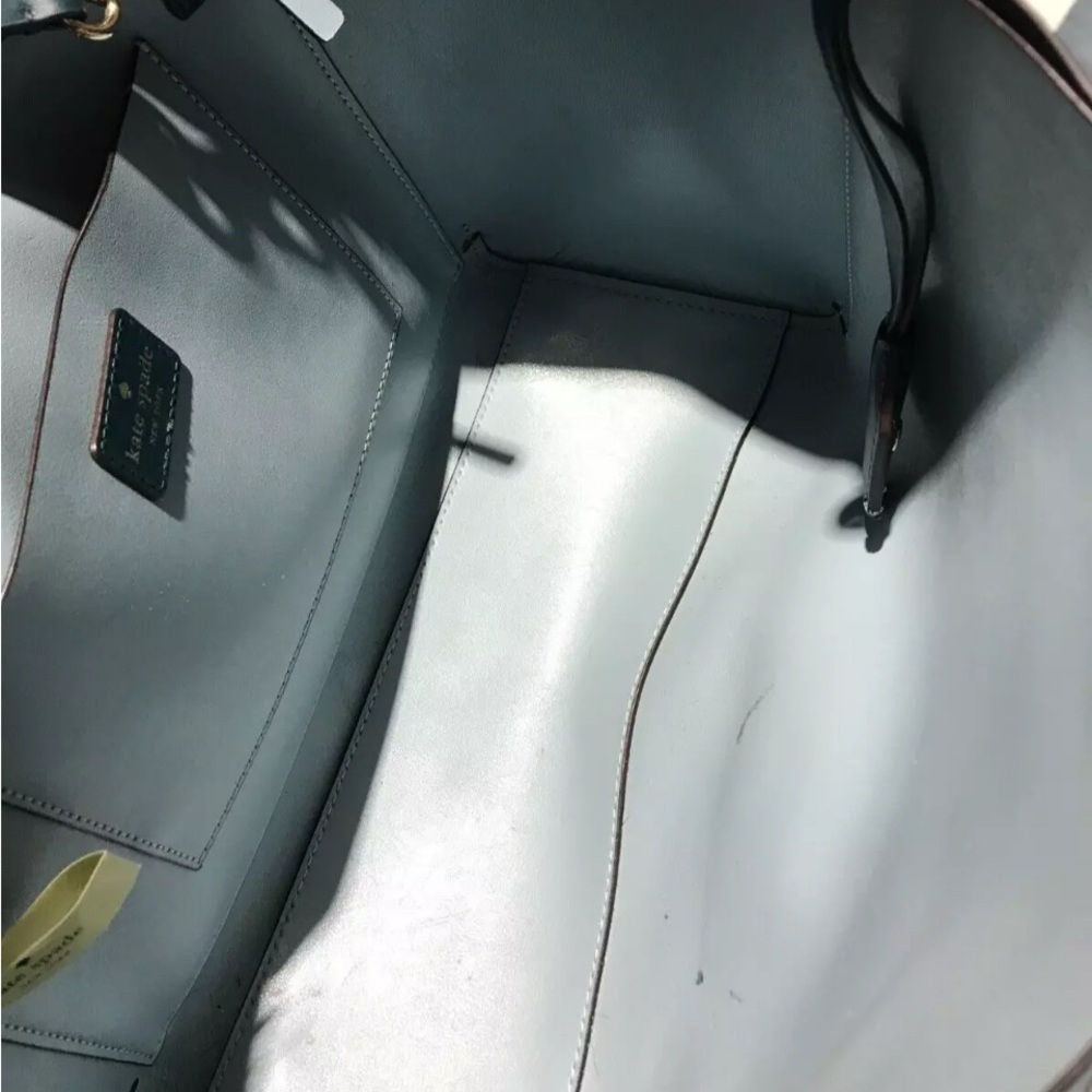 KATE SPADE Putnam Drive Nelle Convertible Work Commuter Tote Teal MSRP: $348 - Picture 9 of 16